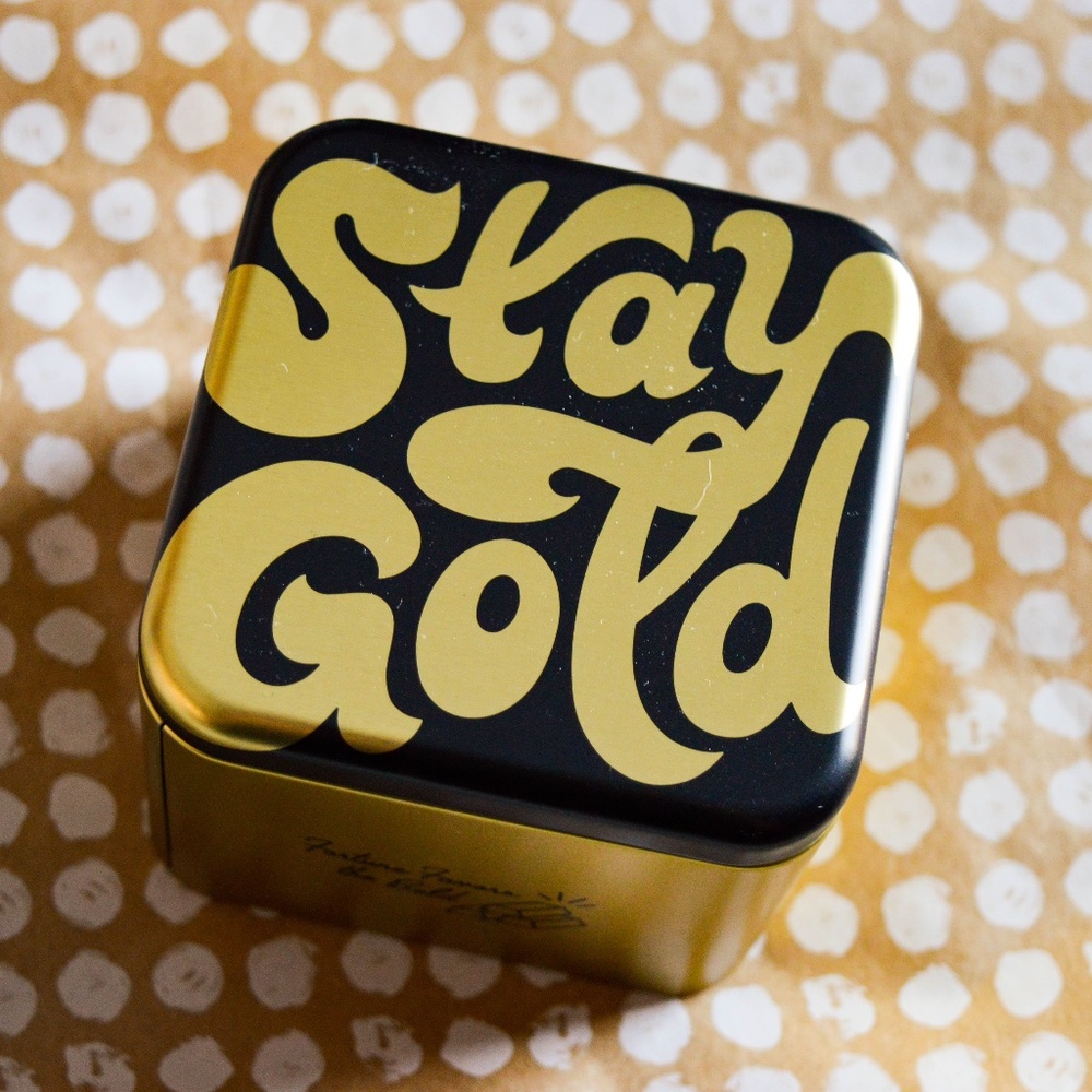 Stay Gold Tin Box | Fossil